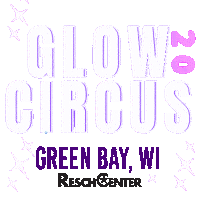 Glow Green Bay Sticker by Resch Center Complex