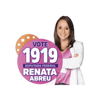 Vote Deputadafederal Sticker by Renata Abreu 1919