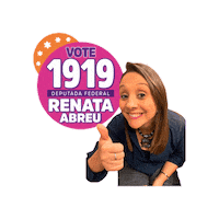 Deputadafederal Sticker by Renata Abreu 1919