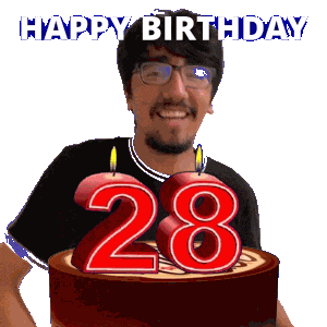 Happy 28Th Birthday Sticker