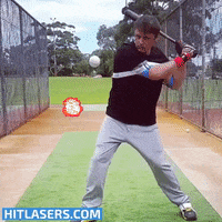 hitting home run GIF by Laser Power Swing Trainer