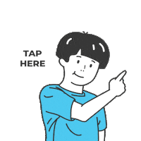 Child Tap Here Sticker by KIDZCLUSIVE