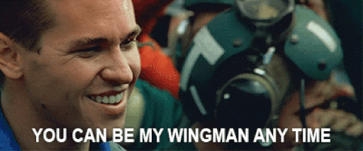 Val Kilmer Iceman Wink GIF