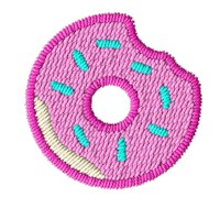 Pink Donut Sticker