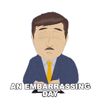 Embarrassed Shame Sticker by South Park