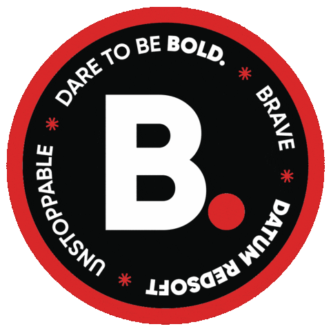 Tech Be Bold Sticker by Datum Redsoft