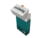 3-D Cigarettes Sticker