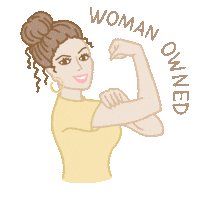 Woman Owned Sticker by BAREKollections