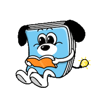 booksee_official book blink read 캐릭터 Sticker