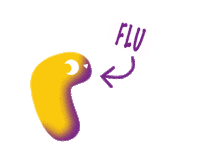 Sick Sore Throat Sticker by BYU MMBio