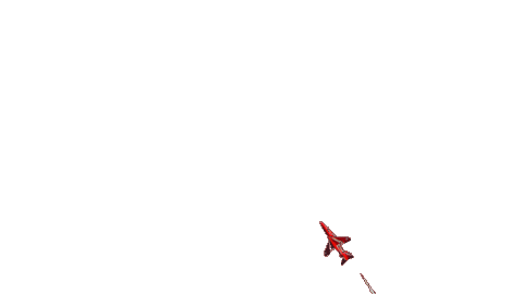 Red Arrows Plane Sticker by Visit Lincoln
