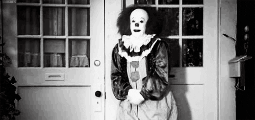 horror clown GIF