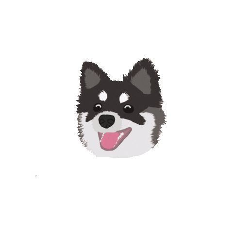 Dog Luna Sticker