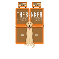 Recording Studio Dog Sticker by The Bunker Recordings