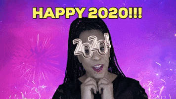 ComedianHollyLogan 2020 new year happy new year new years GIF