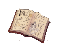artbysucre black magic blackmagic grimoire artbysucre Sticker