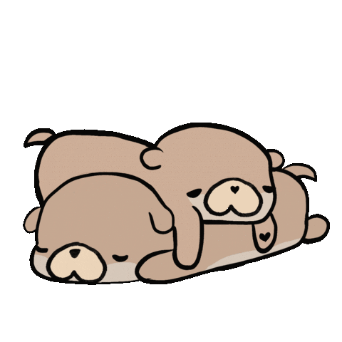 ottieandotter sleep sleepy goodnight good night Sticker