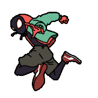 Spiderman Miles Sticker