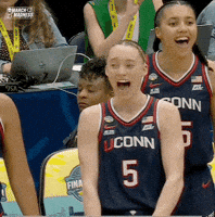 Excited College Basketball GIF by NCAA March Madness