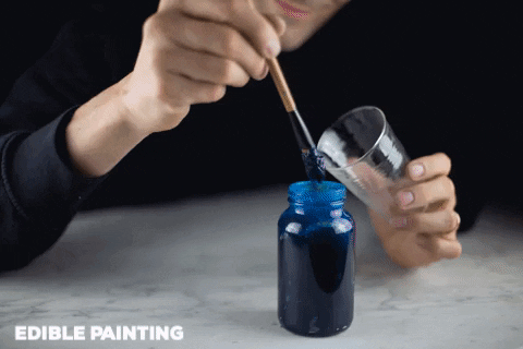 Edible Painting GIF by Dennis Zoppi