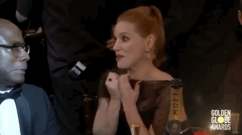jessica chastain GIF by Golden Globes