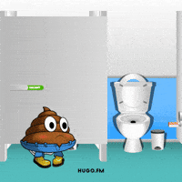 Bathroom Follow Through GIF by Hugo.fm