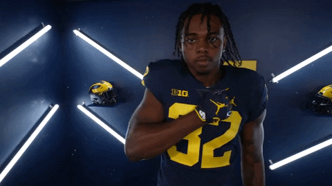 Go Blue College Football GIF by Michigan Athletics