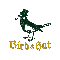 birdandhat  Sticker