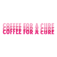 Coffee For A Cure Sticker by Human Bean