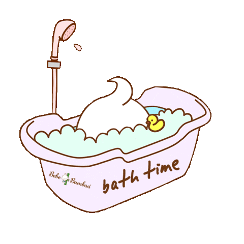 BebeBamboo bath shower bathtime babybath Sticker