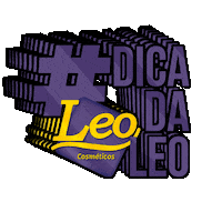 LeoCosmeticos dica fica a dica leocosmeticos dicadaleo Sticker