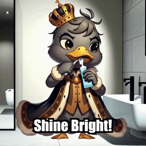 Bathroom Shine Bright GIF by sirduckbeth