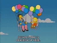 Flying Lisa Simpson GIF by The Simpsons