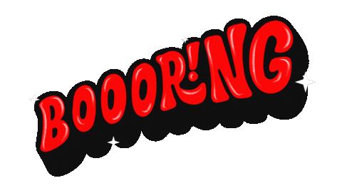 Jouiene boring koolpals boooring thekoolpals Sticker