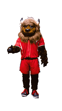 Mascot Celebrating Sticker by Utah Tech University
