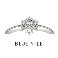 bluenilediamond diamond ring halo diamonds Sticker
