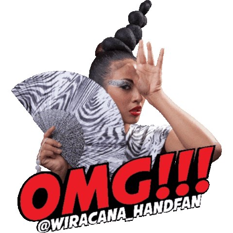 Bali Omg Sticker by Wiracana Handfan