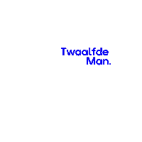 TwaalfdeMan tm twaalfdeman twaalfdemanmedia twaalfdemanlogo Sticker