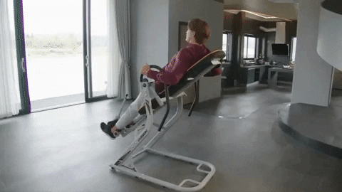 HARISONFITNESS giphygifmaker harison inversion table GIF