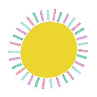Sunny Days Sun Sticker