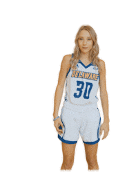 Basketball Guitar Sticker by Delaware Blue Hens