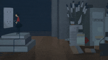 Art Student Miniature GIF by Olivia When