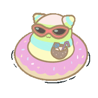 Chill Floating Sticker