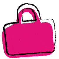 les-semillantes rose valise lessemillantes semillantes Sticker