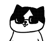 Sunglasses Serious Face Sticker