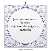 Focus Wijsheid Sticker by Tegelspreuken.nl
