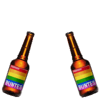 Rainbow Beer Sticker by FXXXXFXXXXR