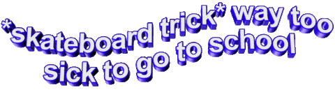 blue Sticker by AnimatedText