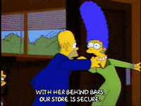 Feeling Safe Season 4 GIF by The Simpsons