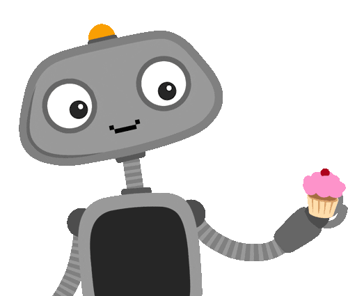 robot eating Sticker